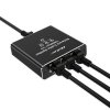 Qoltec Rozdzielacz Splitter Ethernet mini SWITCH 1x3 RJ45 | 1000Mb/s |  USB-C | Aluminium